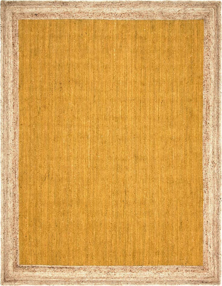 Detail image of 8' x 10' Handmade Braided Jute Rug