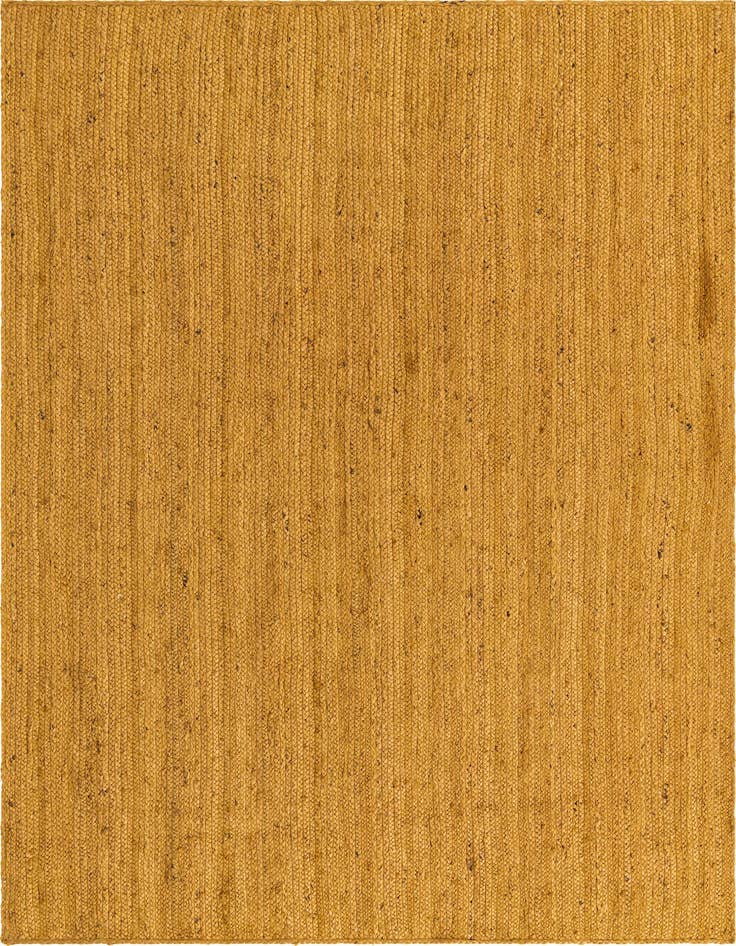 Detail image of  7' 1 x 10'  Hand Braided Jute Rug