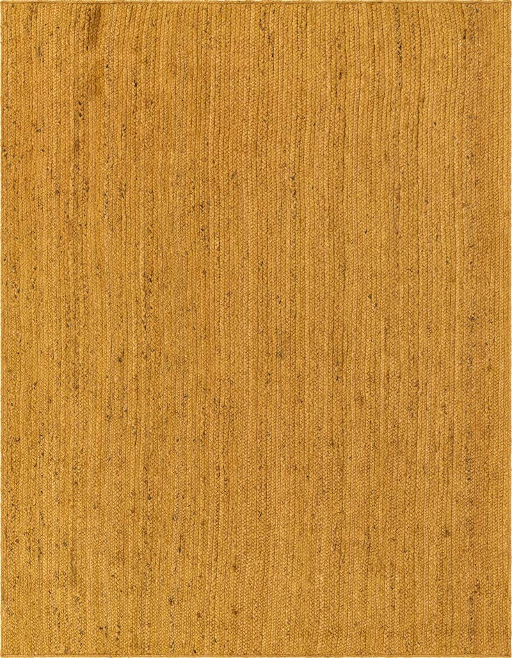 Detail image of  6' 1 x 9'  Hand Braided Jute Rug