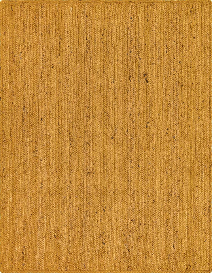 Detail image of  4' 1 x 6' 1  Hand Braided Jute Rug