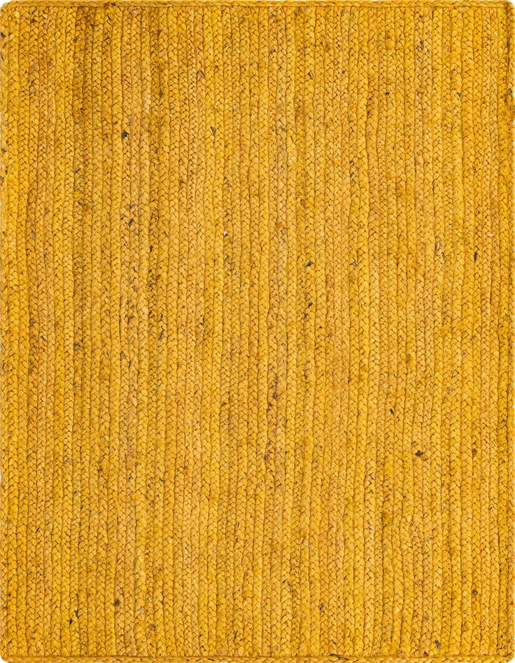 Detail image of  3' 3 x 5' 1  Hand Braided Jute Rug