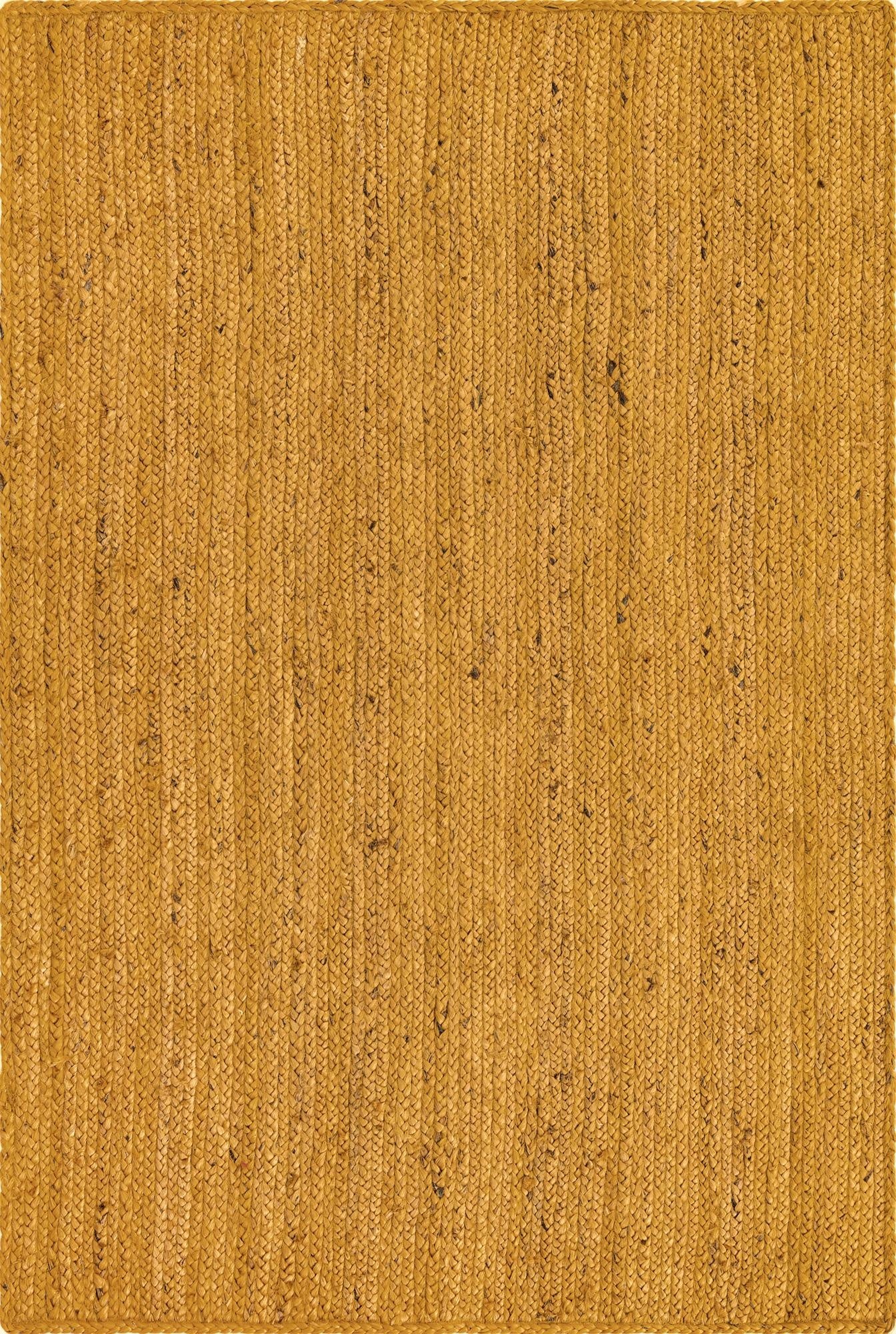  4' 1 x 6' 1  Hand Braided Jute Rug