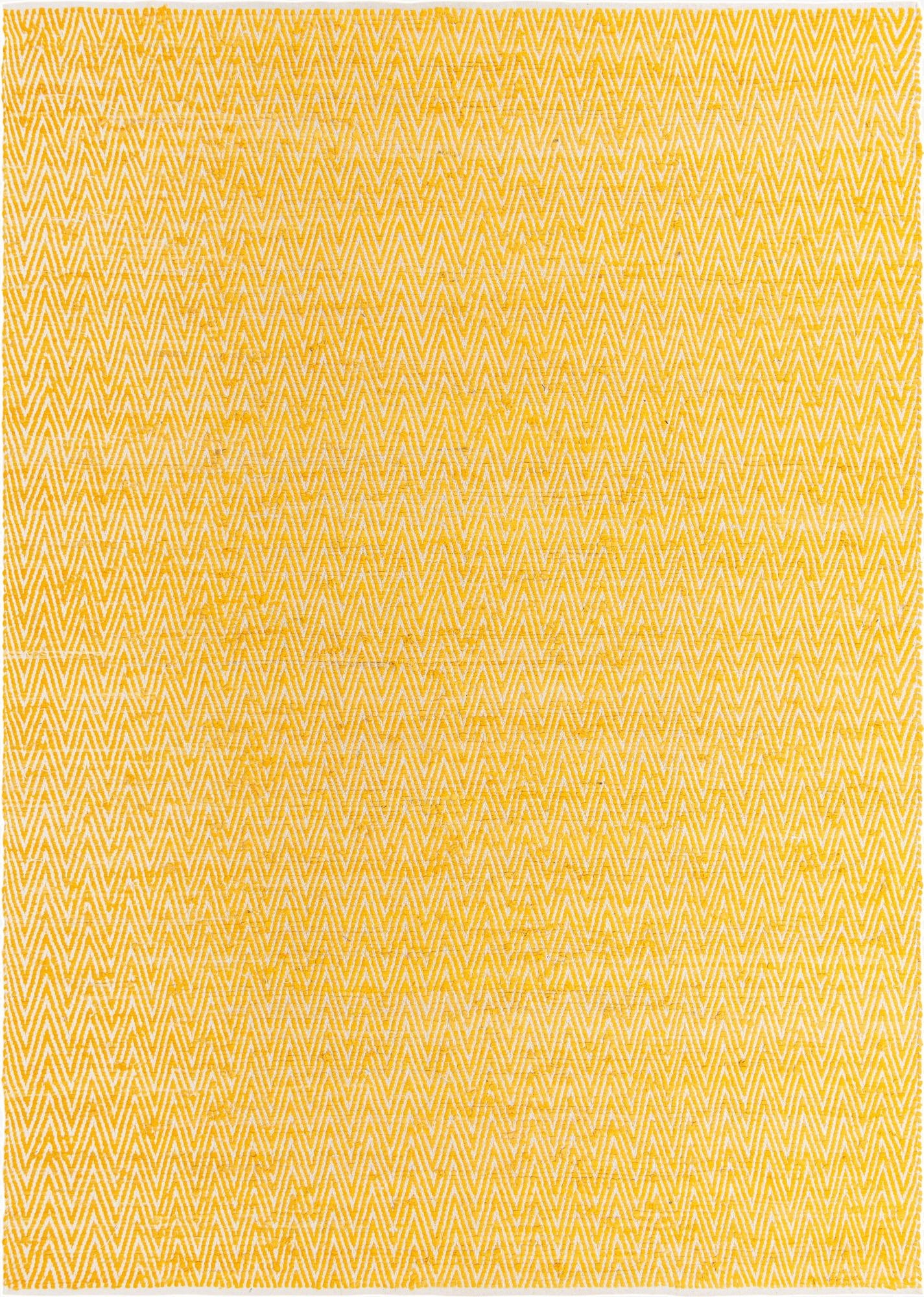  10' x 14' 1  Hand Woven Chindi Chevron Rug