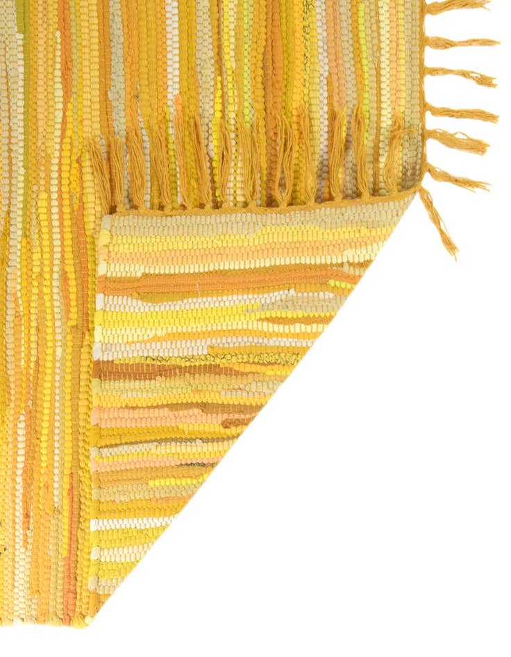 Detail image of  2' 2 x 3'  Hand Woven Chindi Cotton Rug