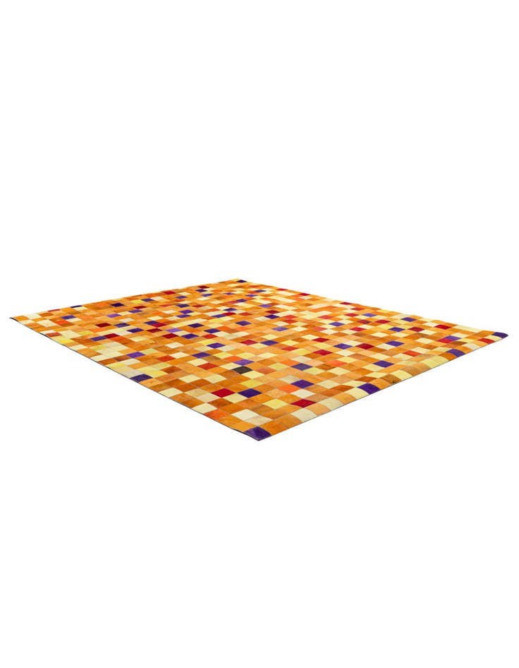 Detail image of  7' 11 x 9' 10 Cowhide - Patchwork Rug