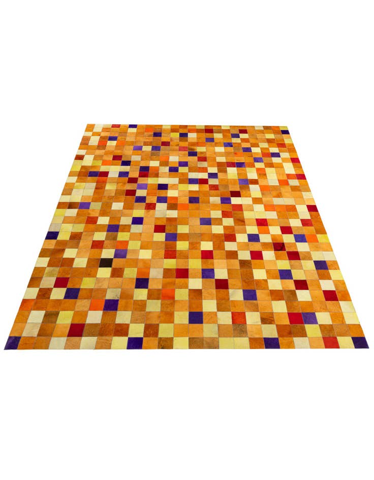 Detail image of  7' 11 x 9' 10 Cowhide - Patchwork Rug