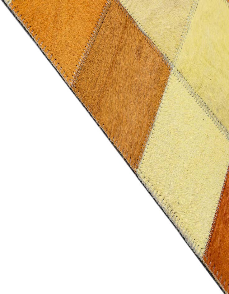 Detail image of  7' 11 x 9' 10 Cowhide - Patchwork Rug