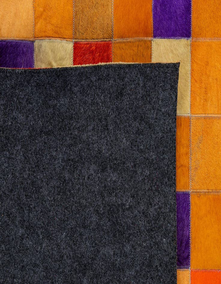 Detail image of  7' 11 x 9' 10 Cowhide - Patchwork Rug