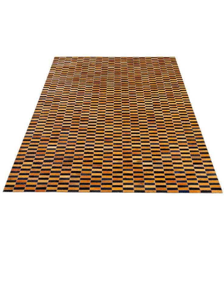 Detail image of  5' x 8' Cowhide - Patchwork Rug