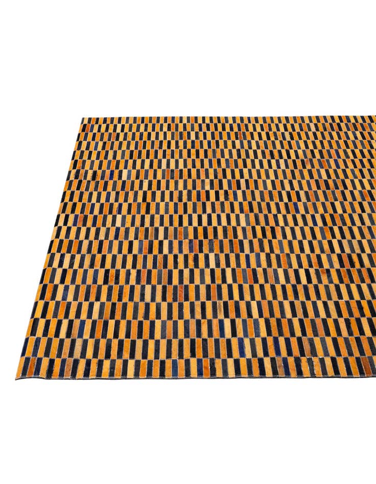 Detail image of  5' x 8' Cowhide - Patchwork Rug