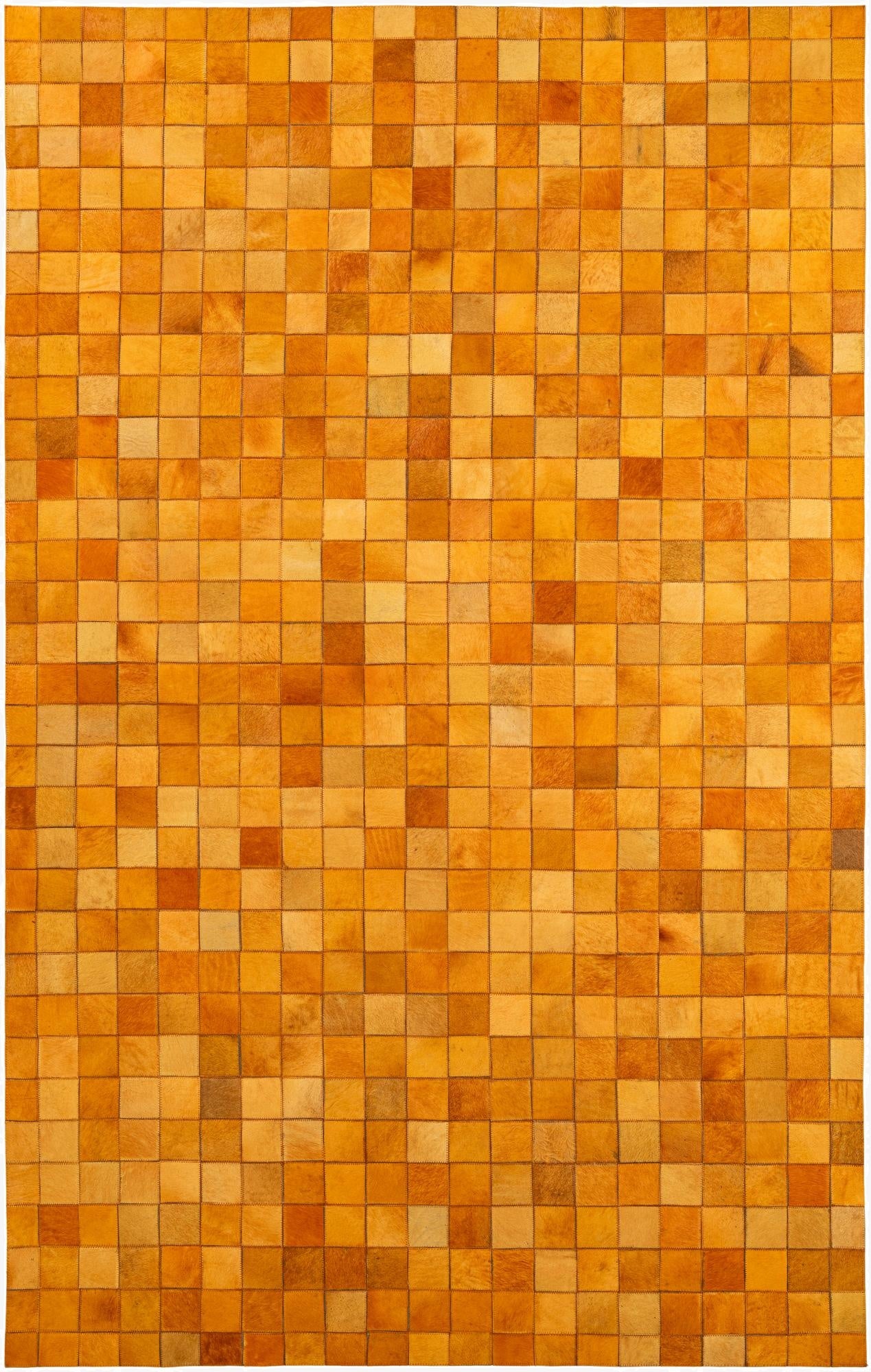  5' 2 x 8' 1 Cowhide - Patchwork Rug