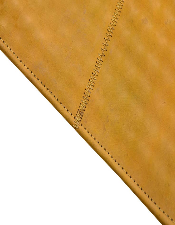 Detail image of  2' 1 x 3' 1 Cowhide Leather Rug