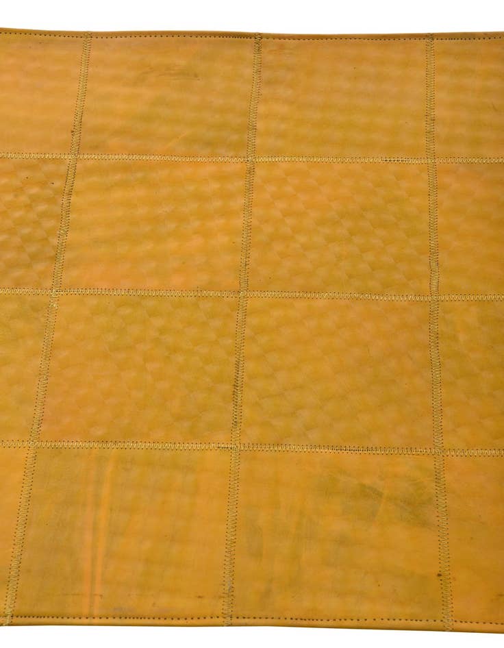 Detail image of  2' x 3' Cowhide Leather Rug