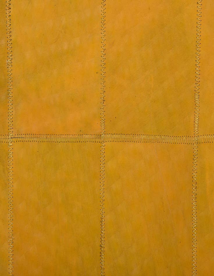 Detail image of  2' x 3' Cowhide Leather Rug