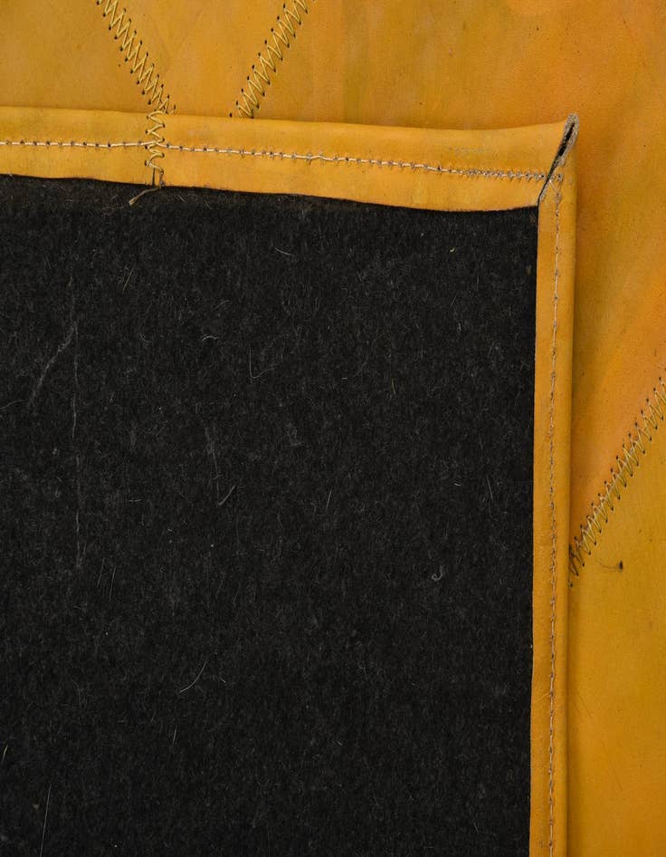 Detail image of  2' x 3' Cowhide Leather Rug