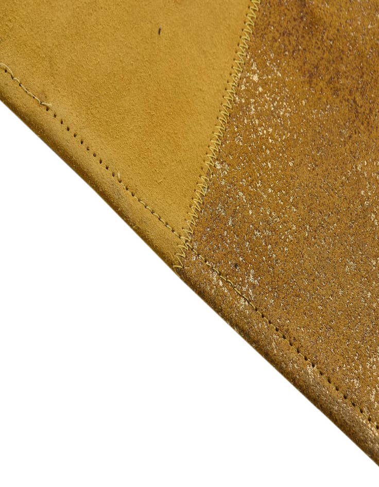 Detail image of  2' 1 x 3' 1 Cowhide Leather Rug