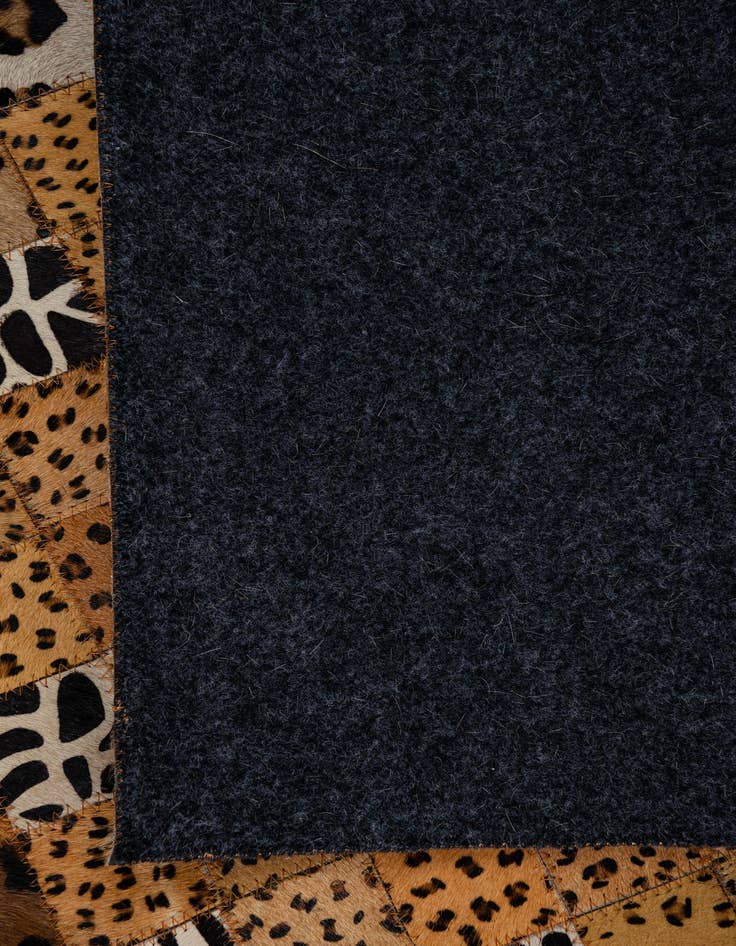 Detail image of  5' 1 x 8' Cowhide Leather Rug