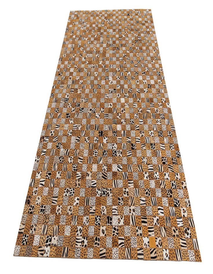 Detail image of  5' x 8' 1 Cowhide Leather Rug