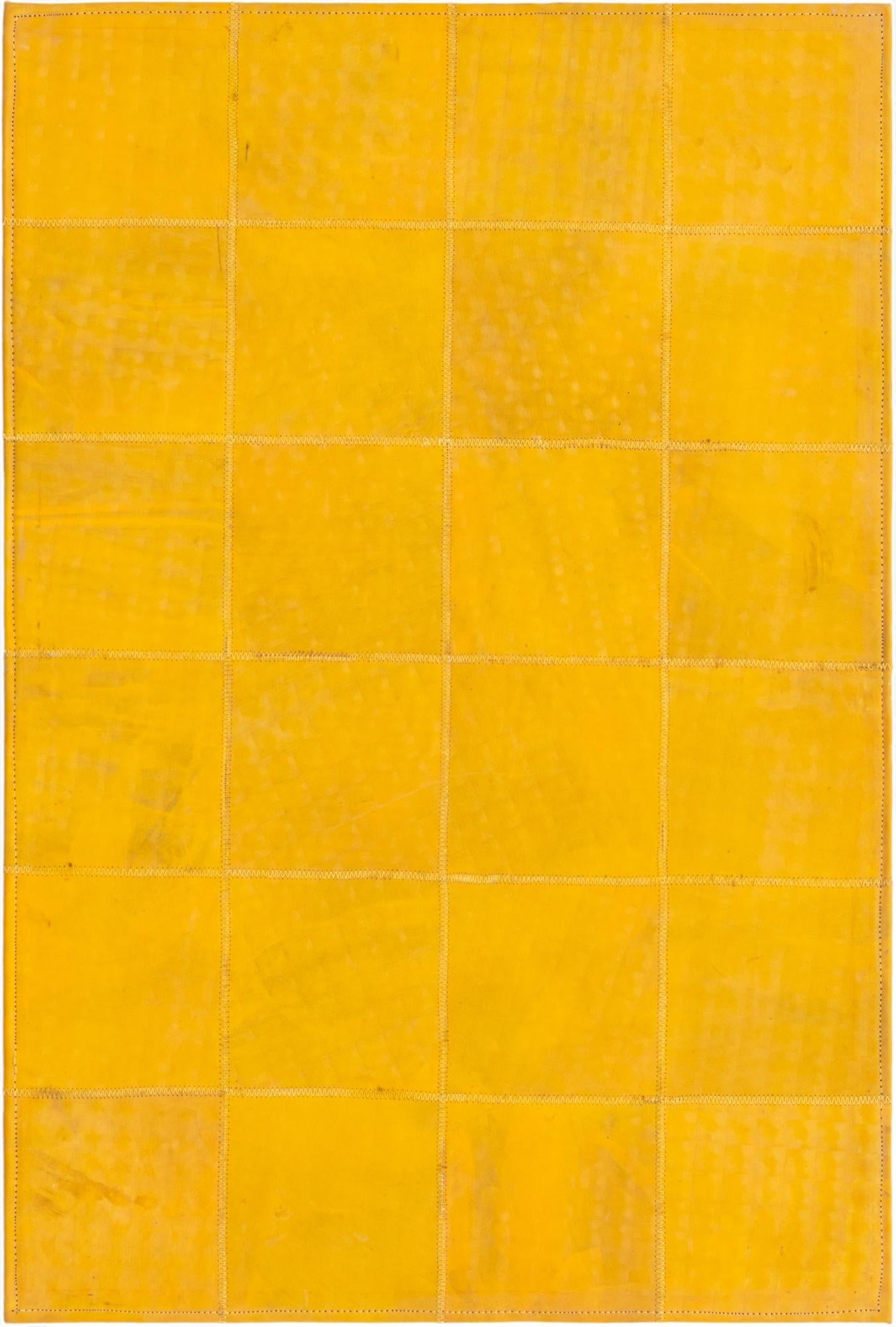  2' x 3' Cowhide Leather Rug