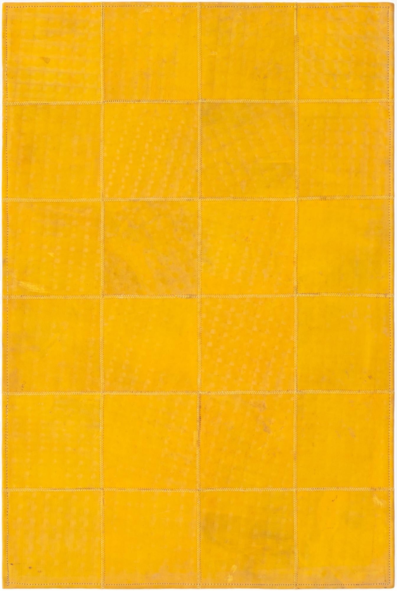  2' 1 x 3' 1 Cowhide Leather Rug