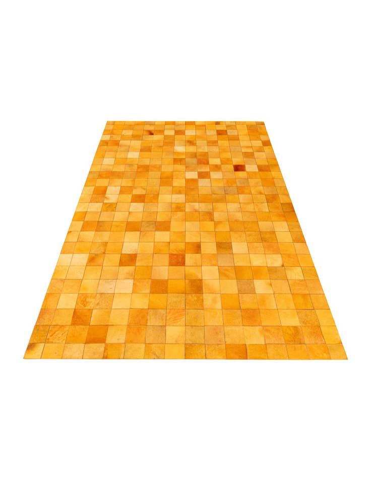 Detail image of  5' 1 x 7' 11 Cowhide Stocks Rug