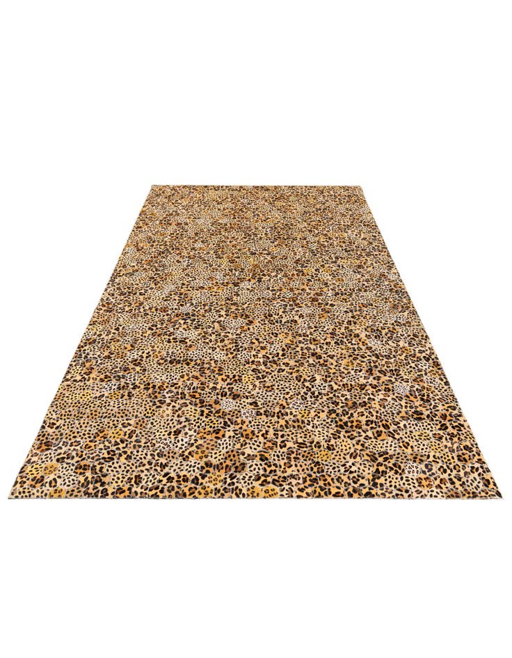 Detail image of  5' x 7' 10 Cowhide Stocks Rug