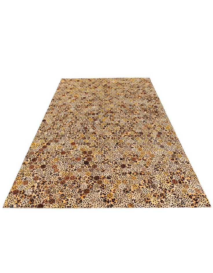 Detail image of  5' x 8' Cowhide Stocks Rug