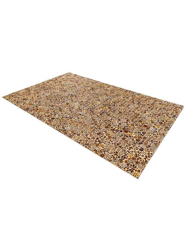 Detail image of  4' 11 x 7' 11 Cowhide Stocks Rug