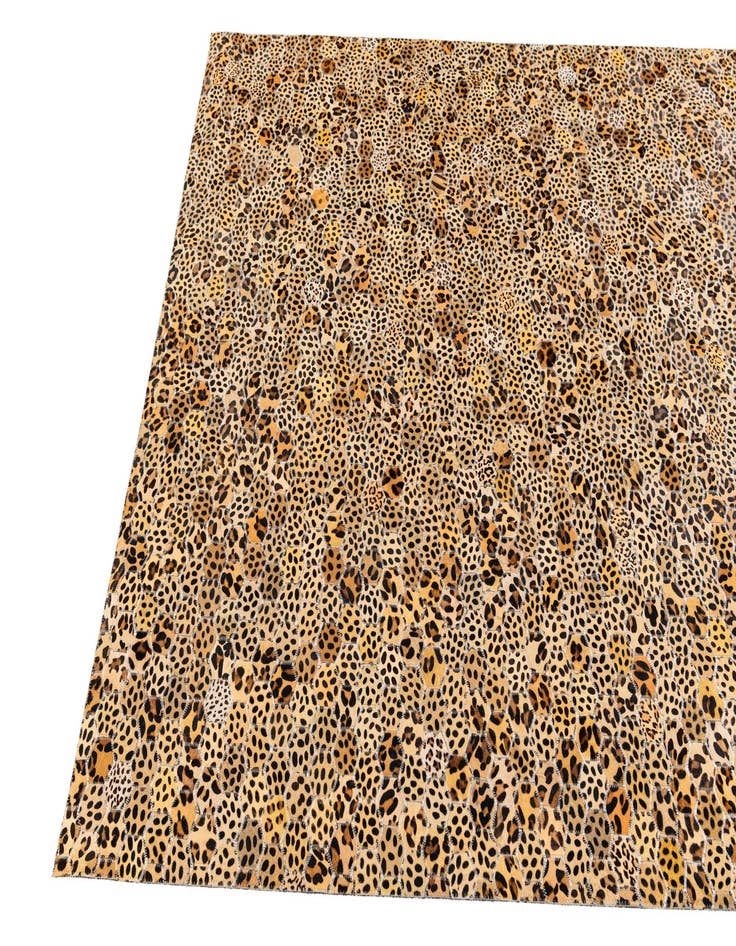 Detail image of  5' x 7' 11 Cowhide Stocks Rug