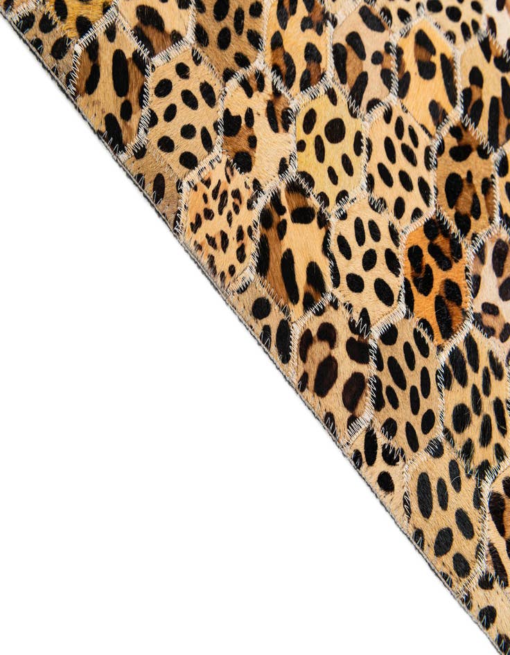 Detail image of  5' x 7' 11 Cowhide Stocks Rug