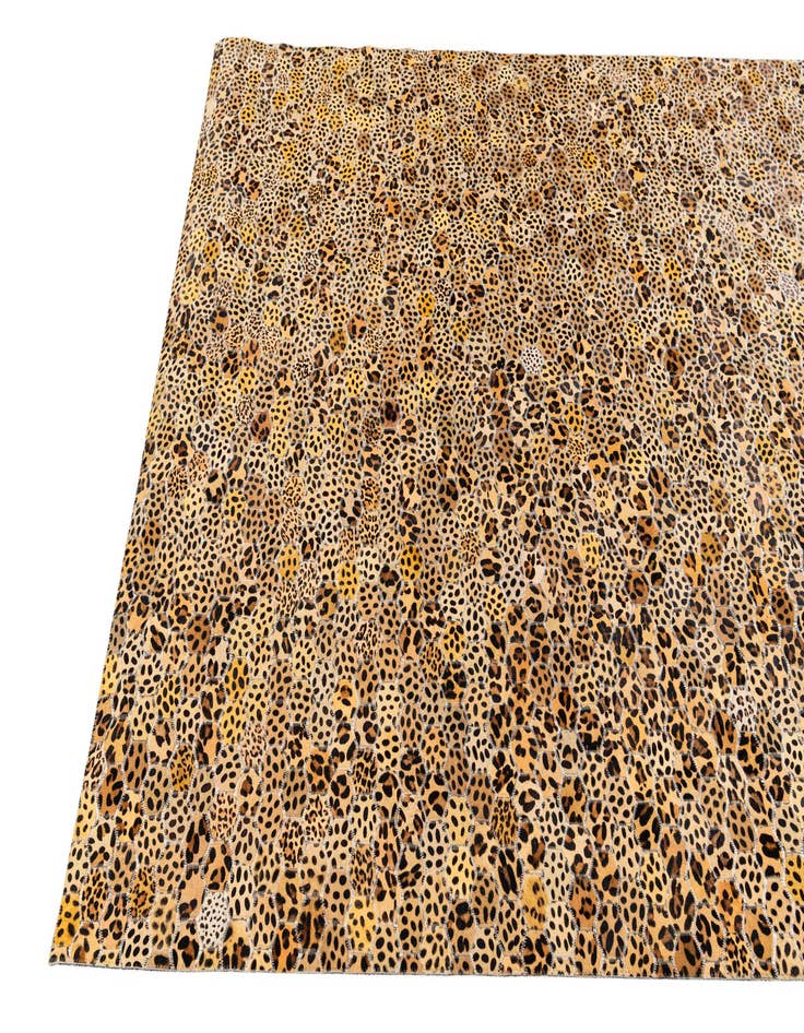 Detail image of  5' x 7' 11 Cowhide Stocks Rug