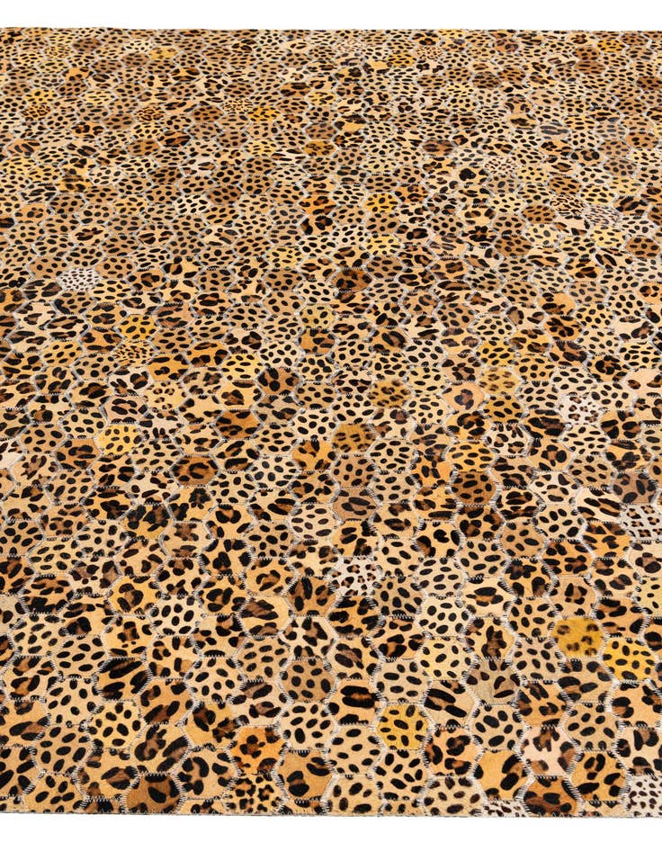 Detail image of  5' x 7' 11 Cowhide Stocks Rug