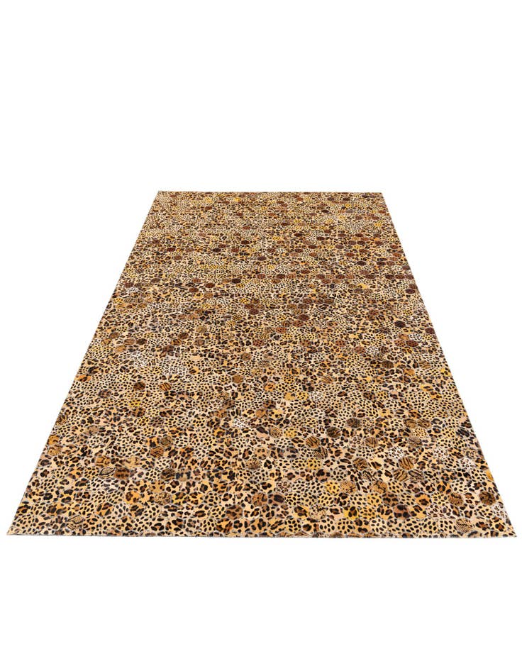 Detail image of  5' x 7' 11 Cowhide Stocks Rug