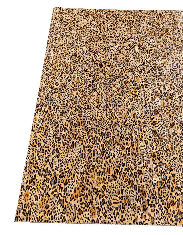 Detail image of  5' x 7' 11 Cowhide Stocks Rug