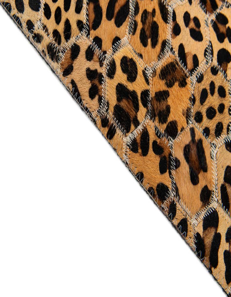 Detail image of  5' x 7' 11 Cowhide Stocks Rug