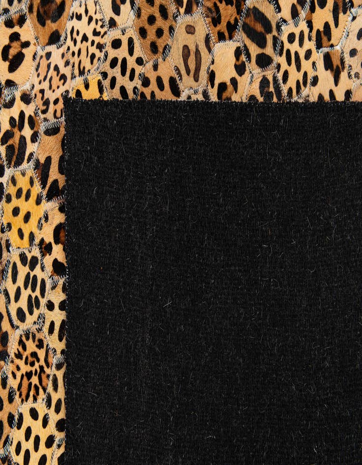 Detail image of  5' 1 x 8' Cowhide Stocks Rug