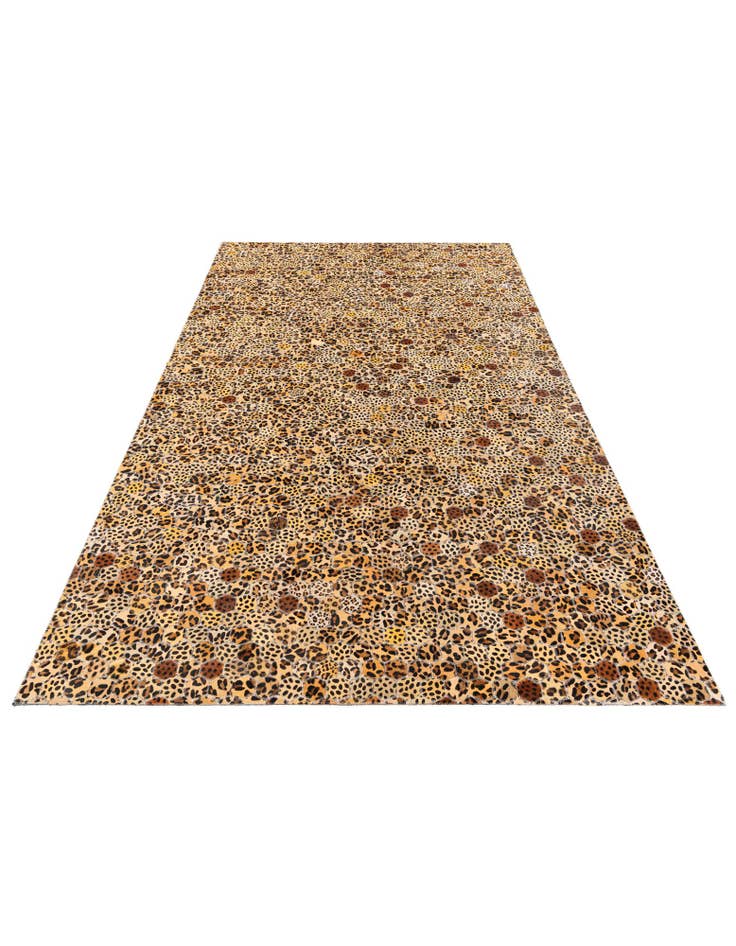 Detail image of  4' 11 x 8' Cowhide Stocks Rug