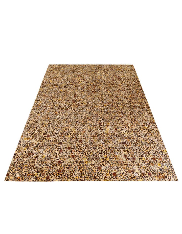 Detail image of  7' 11 x 9' 11 Cowhide Stocks Rug