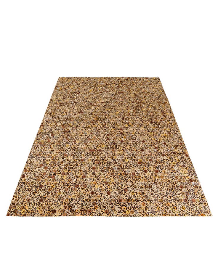 Detail image of  7' 11 x 10' 1 Cowhide Stocks Rug