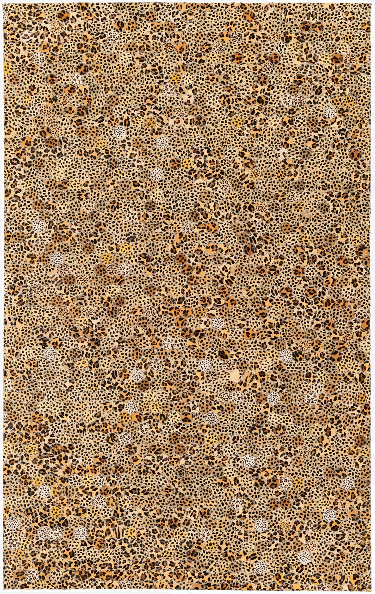 5' x 8' Cowhide Stocks Rug