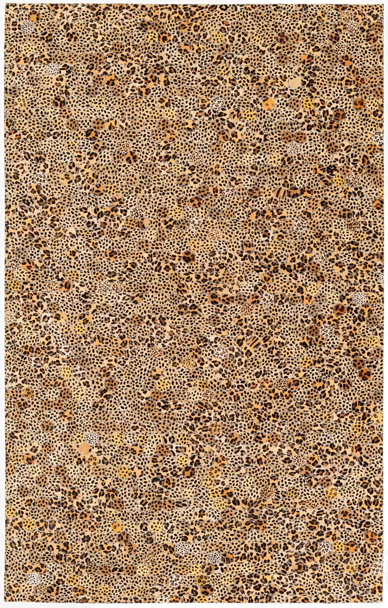  5' x 7' 11 Cowhide Stocks Rug