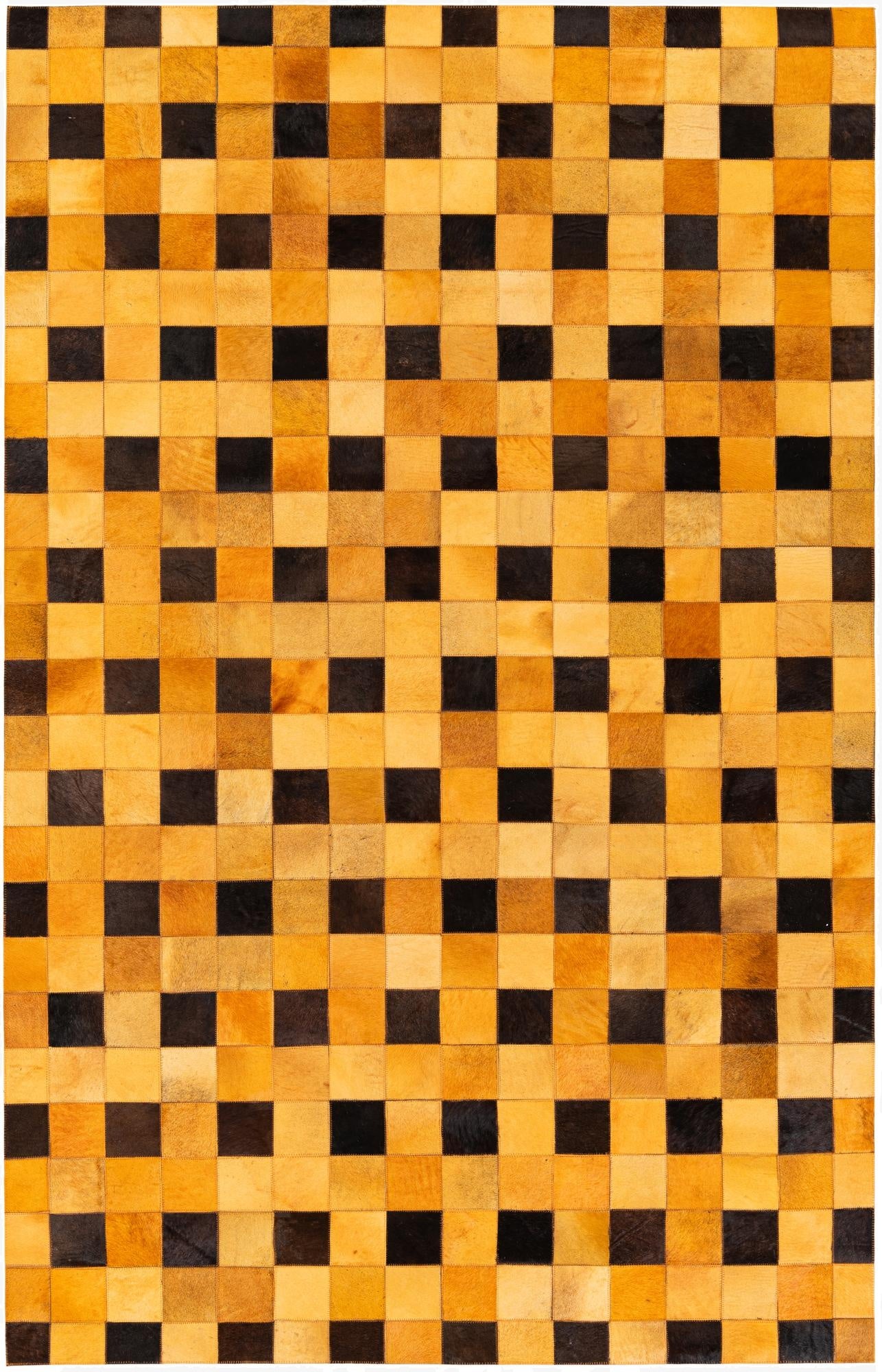  5' 1 x 7' 11 Cowhide Stocks Rug