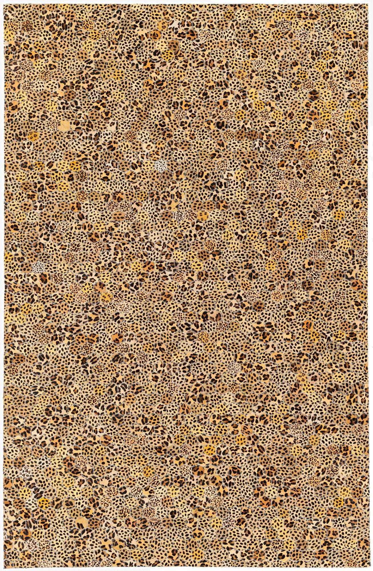  5' x 7' 10 Cowhide Stocks Rug