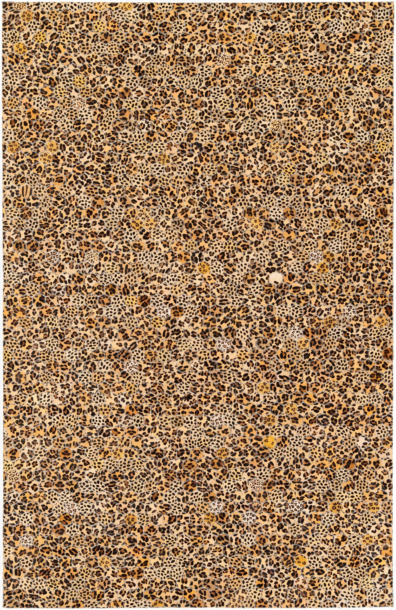  5' x 7' 11 Cowhide Stocks Rug