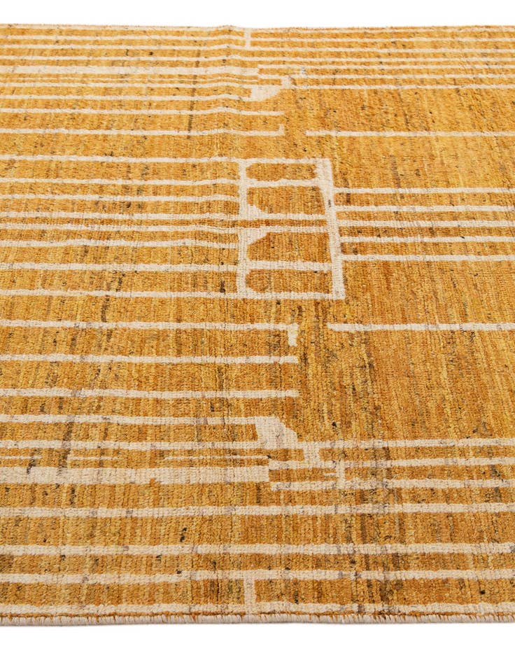 Detail image of  5' 9 x 8'  Hand Knotted Darya Wool Rug