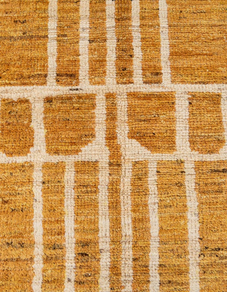 Detail image of  5' 9 x 8'  Hand Knotted Darya Wool Rug