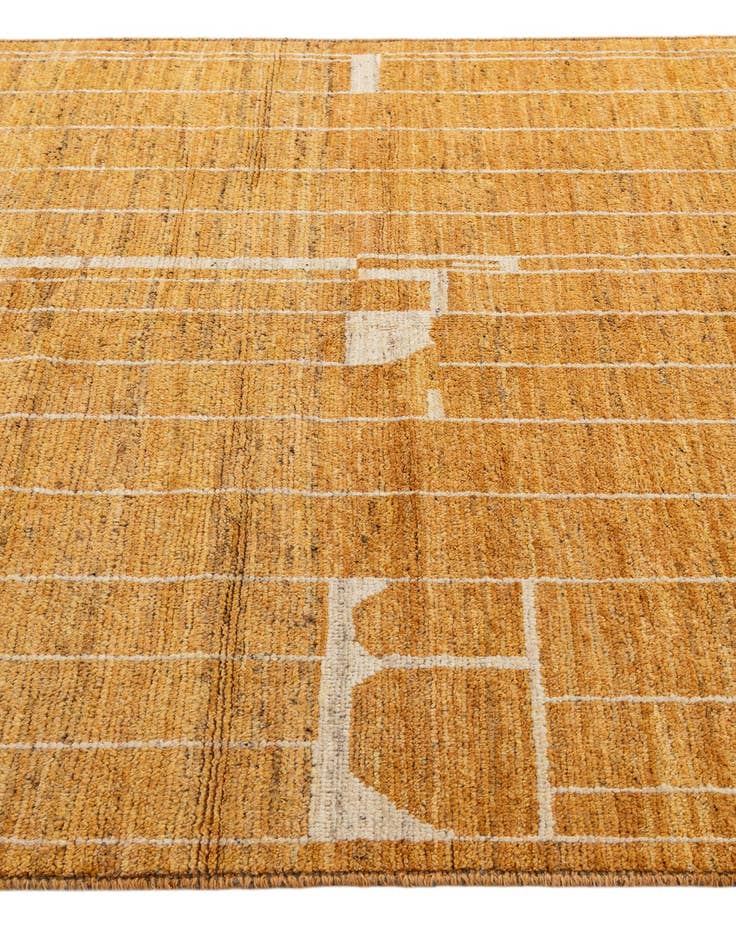 Detail image of  5' 9 x 7' 9  Hand Knotted Darya Wool Rug