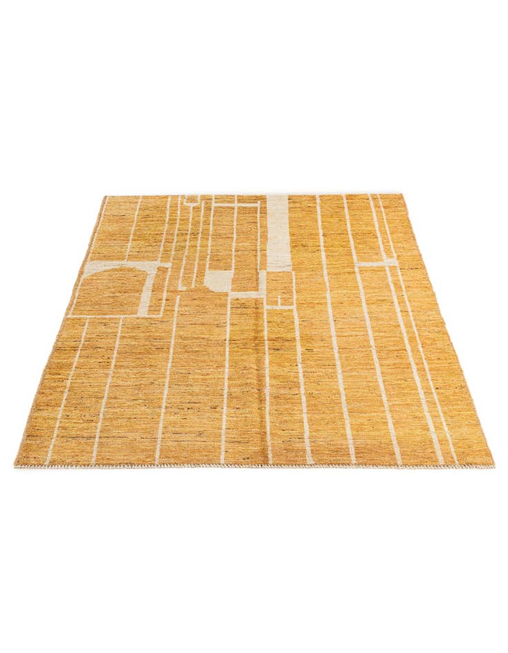 Detail image of  5' 11 x 7' 10  Hand Knotted Darya Wool Rug