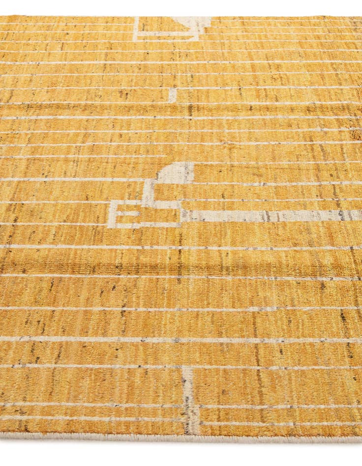 Detail image of  6' 8 x 9' 9  Hand Knotted Darya Wool Rug