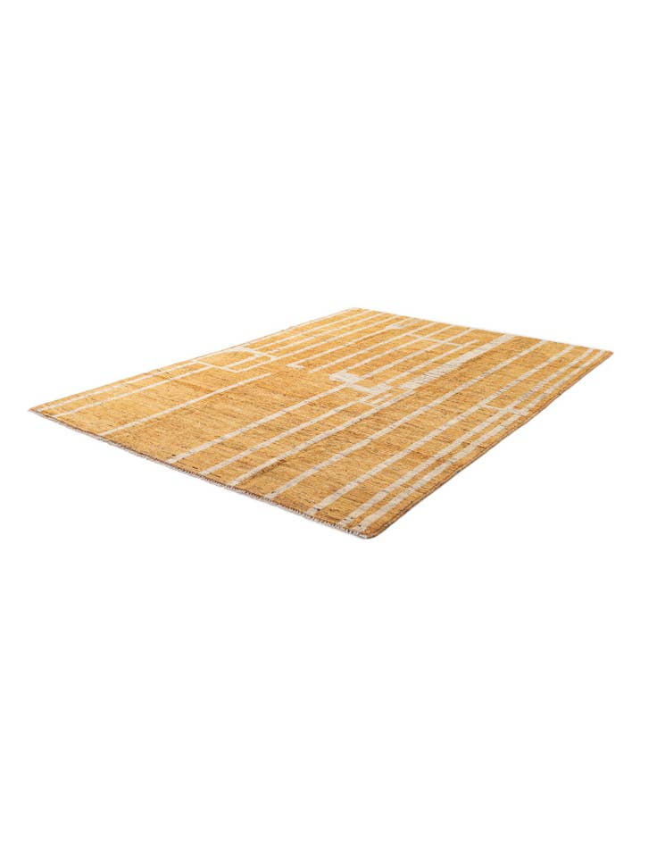 Detail image of  6' 9 x 9' 7  Hand Knotted Darya Wool Rug